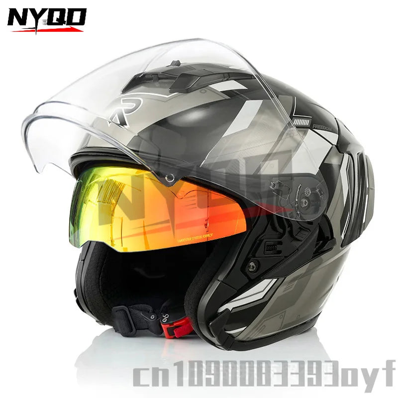 Ryzen RO-5 Unisex Half Motorcycle Helmet