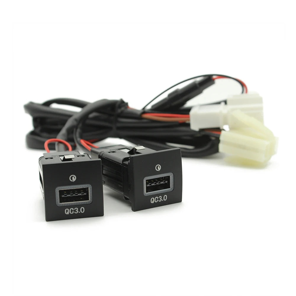 Car USB Charger PD Quick Charge Adapter for Select 2006-2012 Vehicles
