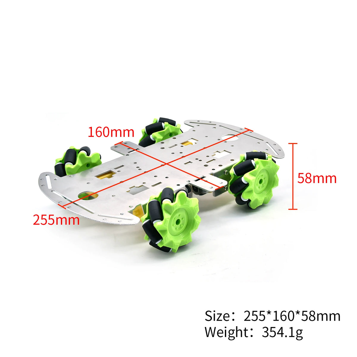 4WD Mecanum-Wheel Robot Chassis Kit