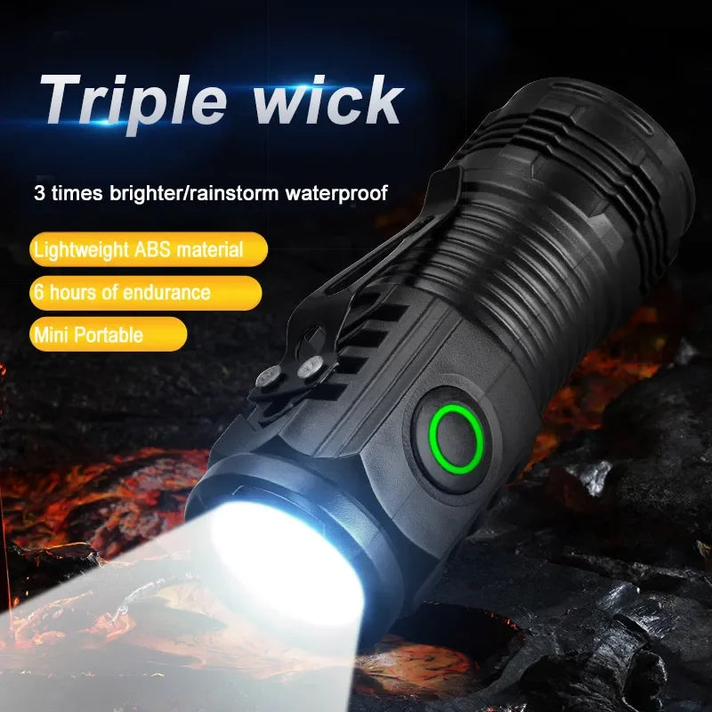 S01 Rechargeable Fixed-Focus Flashlight