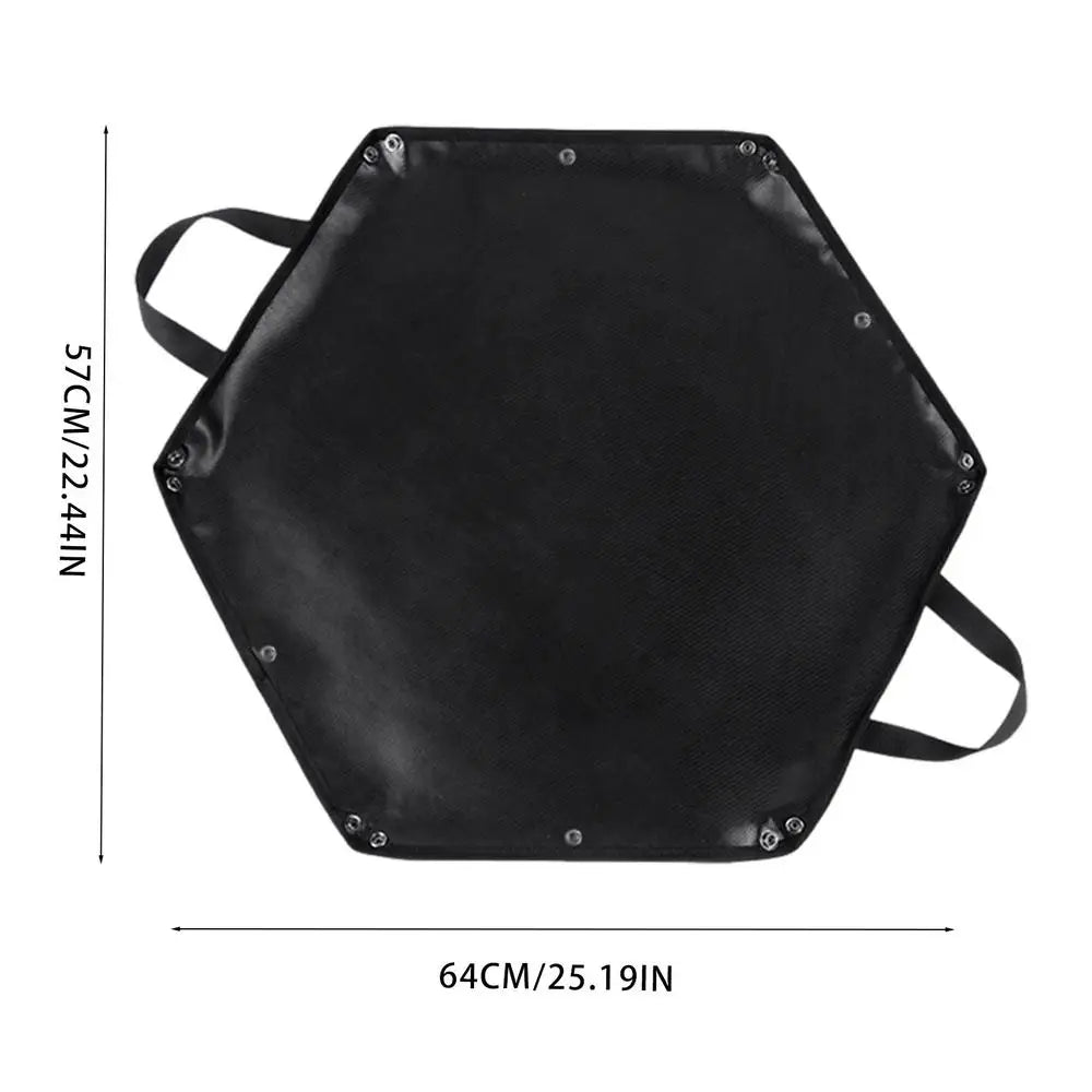 Folding Hexagonal Camping Mat with Handles