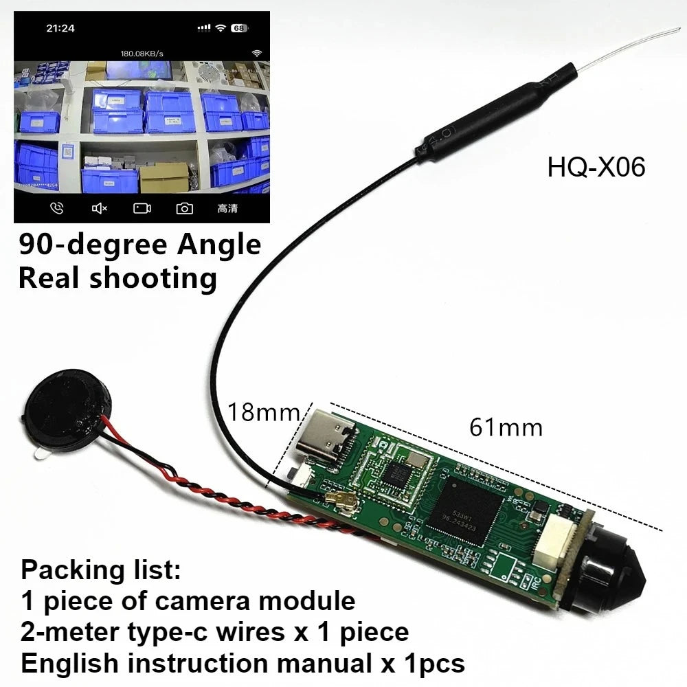 HD WiFi mini kamera modul