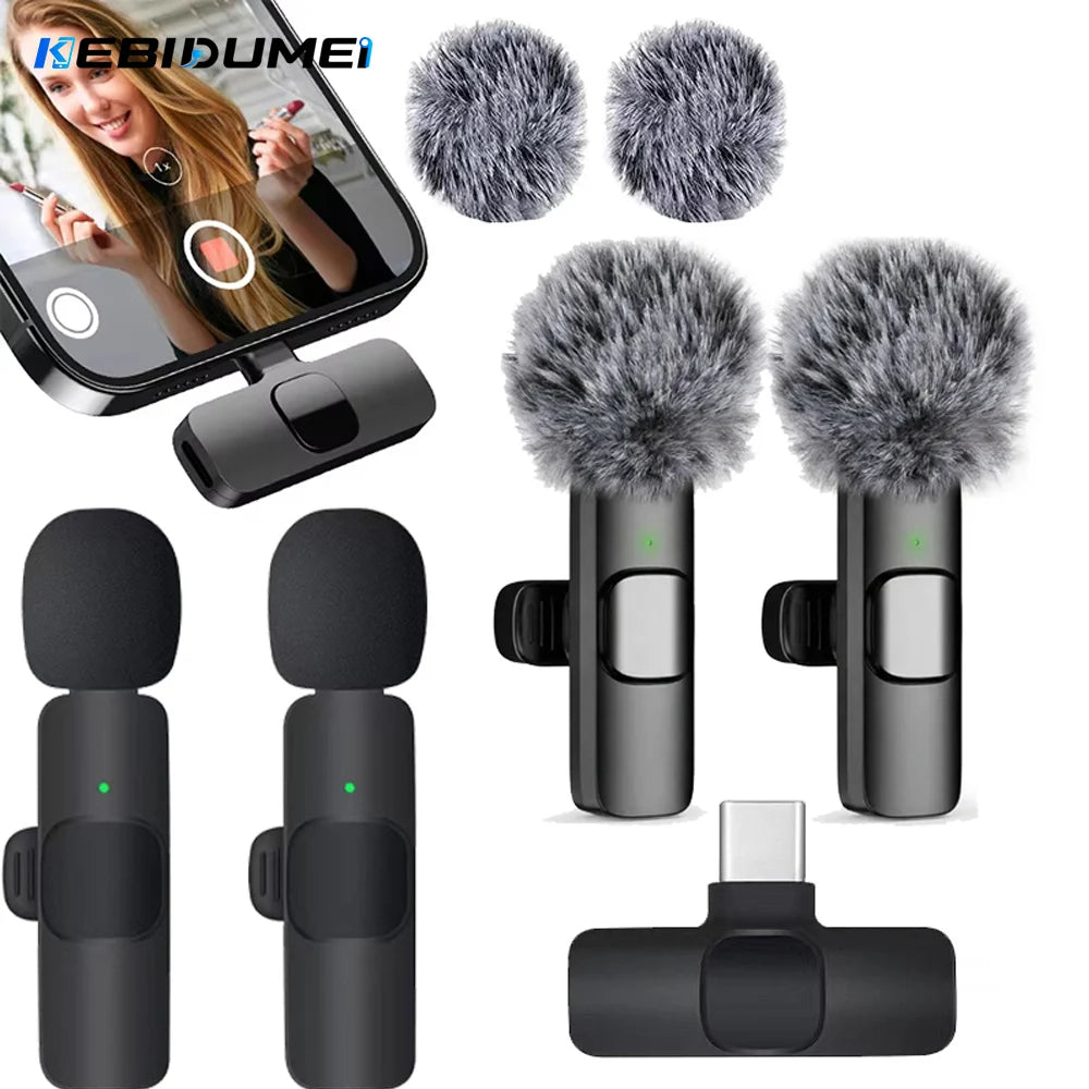 Wireless Lavalier Microphone Kit, Connector Options