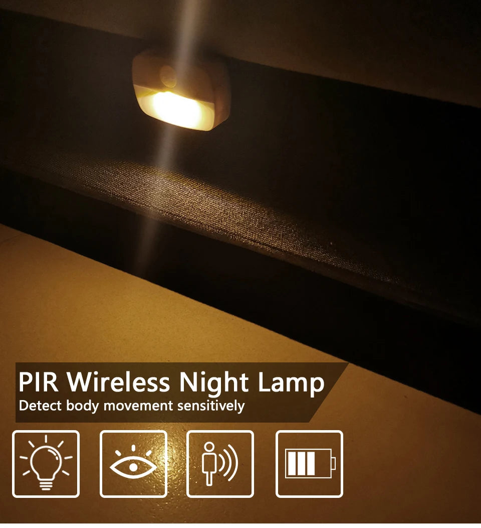 Battery Motion-Sensor Night Lights - Multipacks