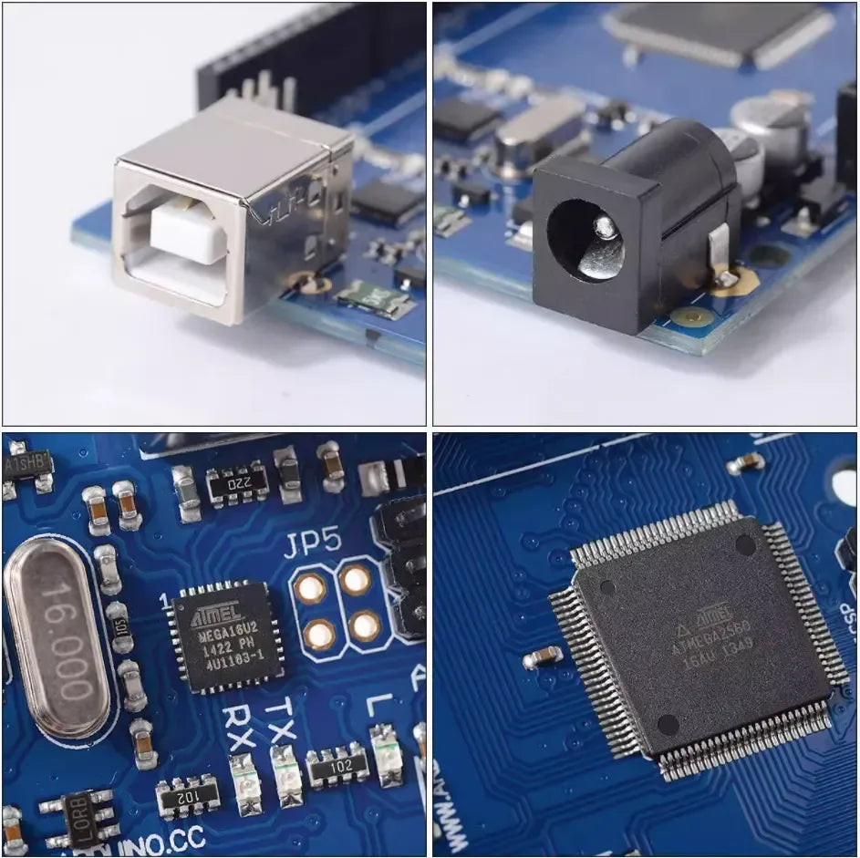 Carte de développement MEGA 2560 R3 ATmega2560 avec option USB