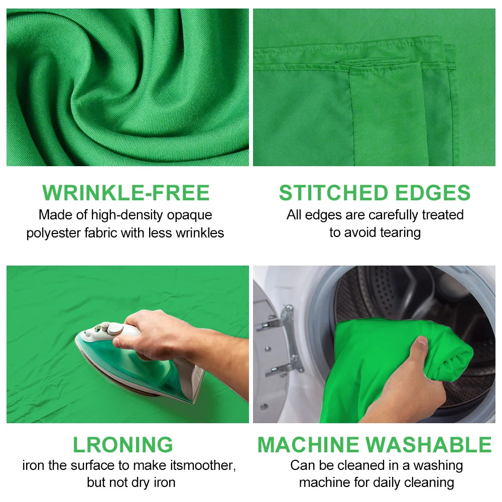 Solid-Colour Photography Backdrop, Size Options