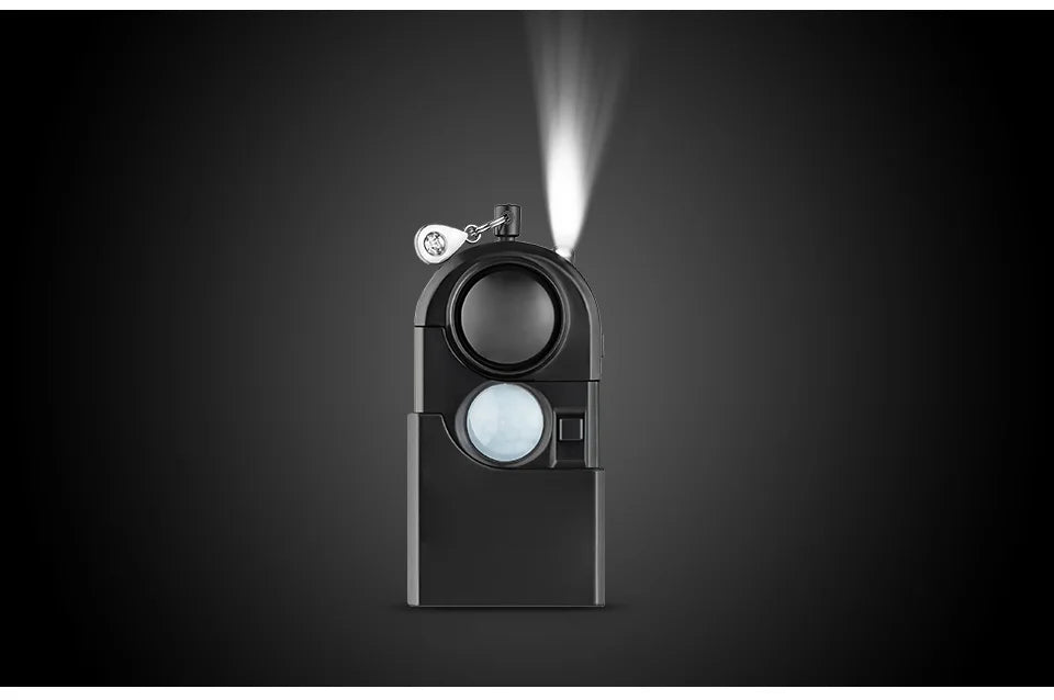 KERUI Portable Mini Motion Detector Alarm 120DB Siren SOS LED Light Security Alarm For Travel Home Kids Safe Personal Alarms
