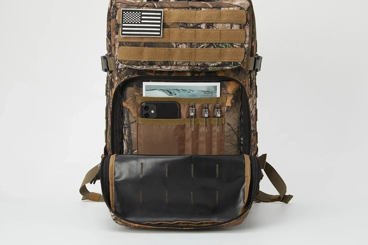 45L Large Capacity Tactical Backpack for Hiking, Camping, Gym and Trekking