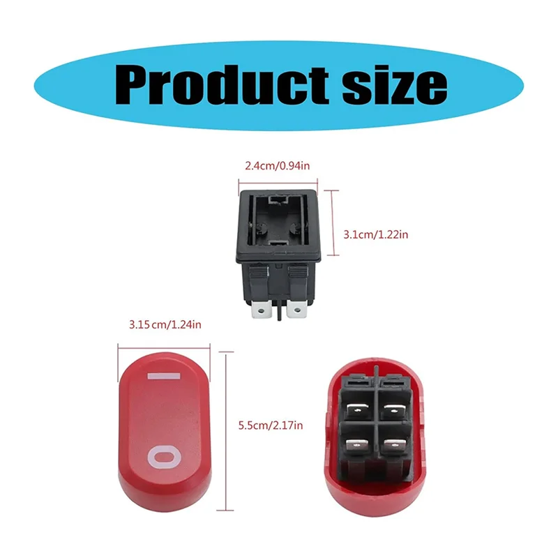 Replacement Vacuum Power Buttons, 4 Pieces