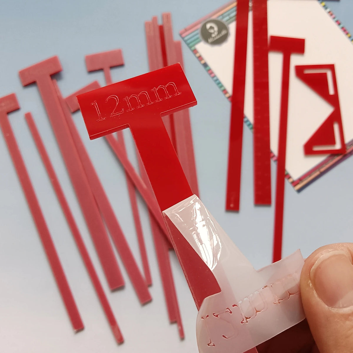 Bookbinding T-Handle Spacers & Guides — 18-Piece Set