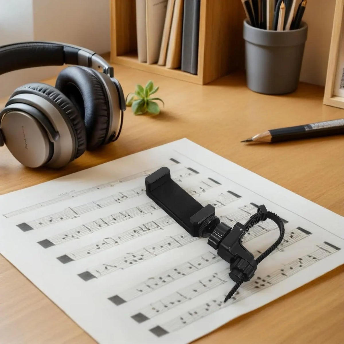 Adjustable Instrument Phone Lyre Clamp