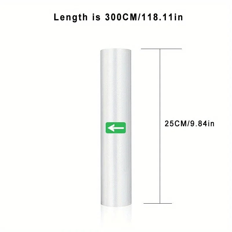 Textured Vacuum-Sealer Rolls, Width and Pack Options
