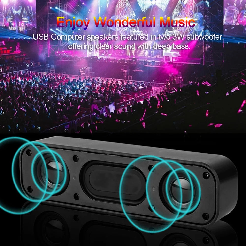 USB-Powered Desktop Soundbar