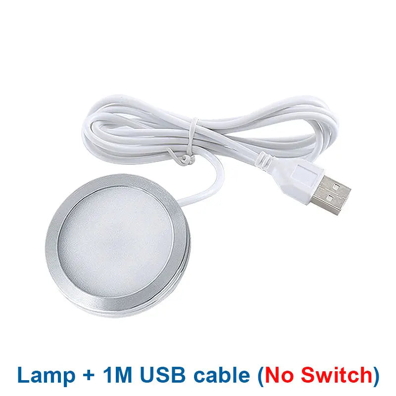 Mini luz USB de 5 V para armario, opciones de cable y color