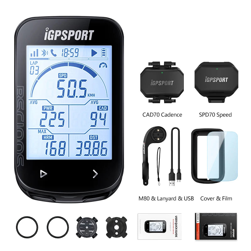 iGPSPORT BSC100S GPS Odometer Cycling Bike Computer Sensors Cycl Speedomet Riding Cycling Speedometer 2.6‘’ large screen