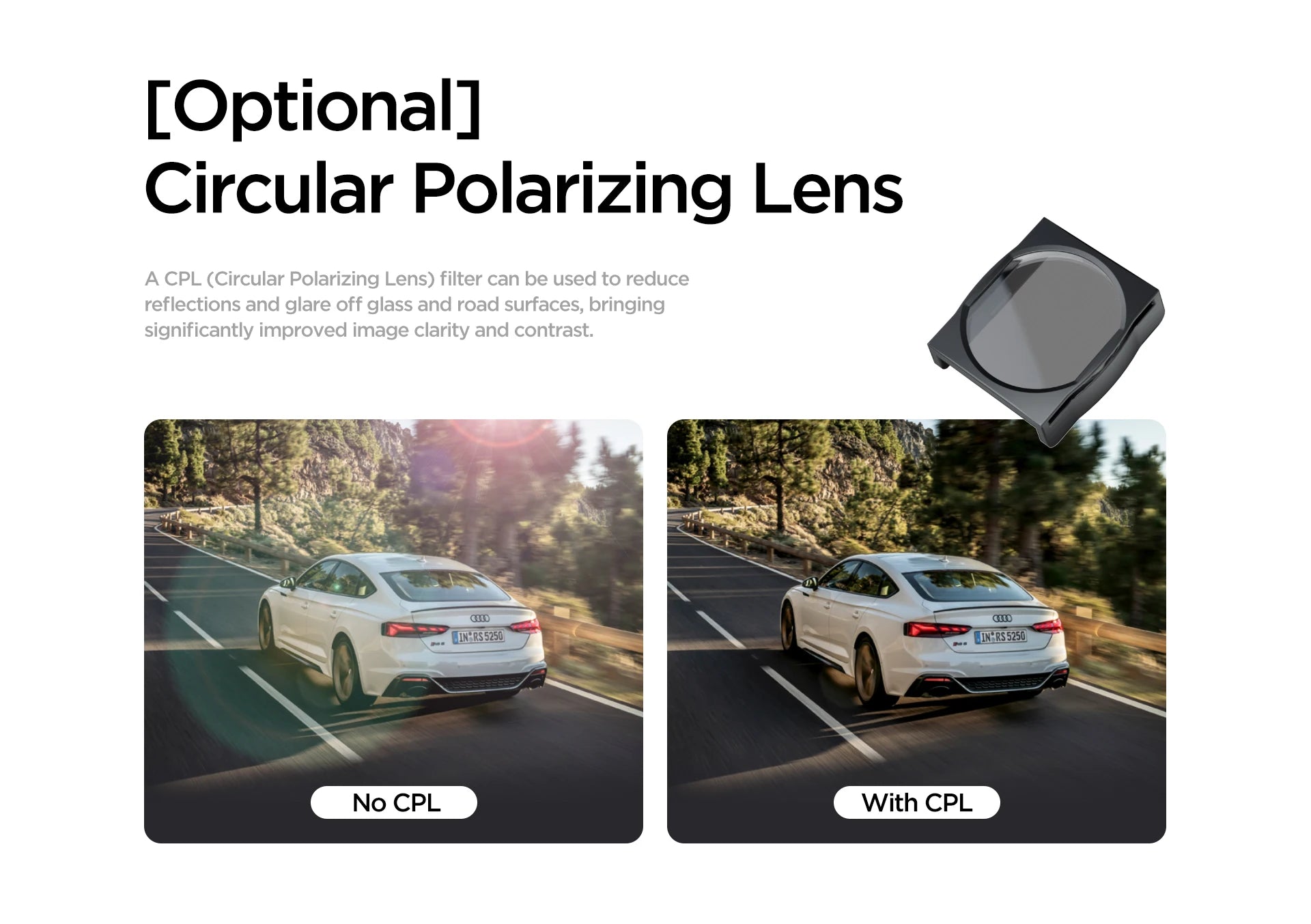 2K 60FPS Mini Dash Cam with GPS, Wi‑Fi, Voice Control and Parking Mode