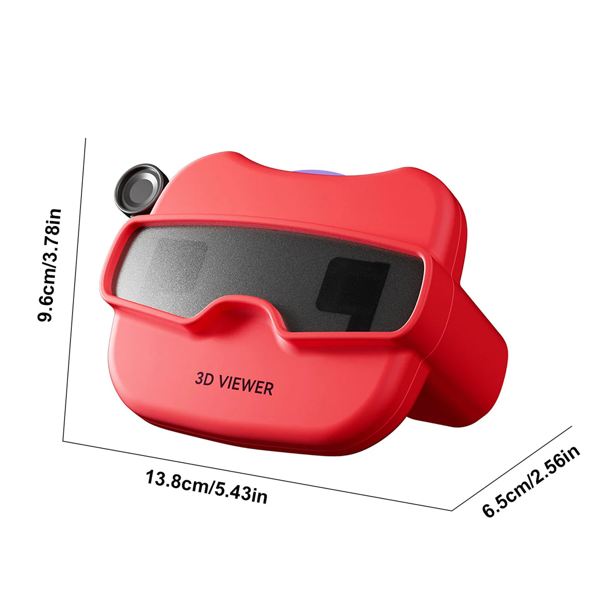 3D-stereoskooppinen kelakatselulaite kuudella kelalla