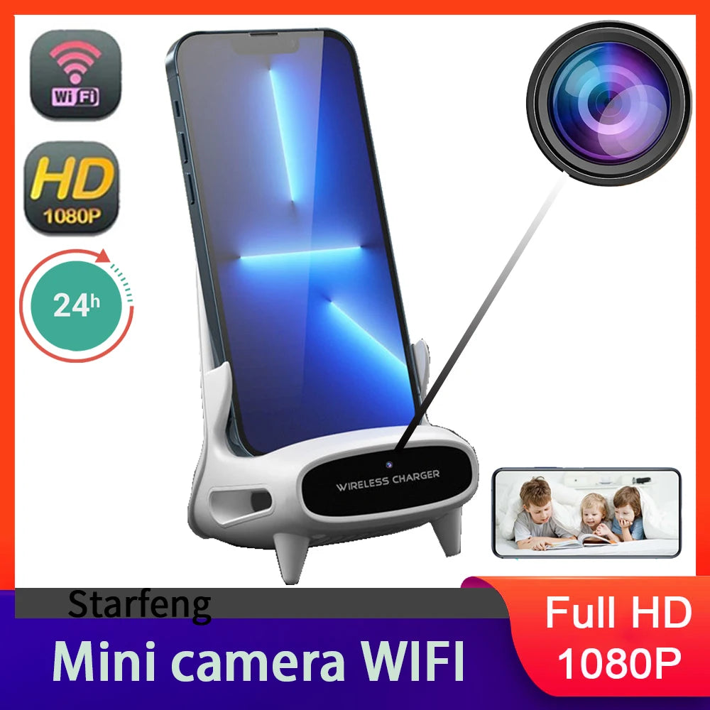 1080P WiFi kameraóra éjjellátóval és távoli megfigyeléssel
