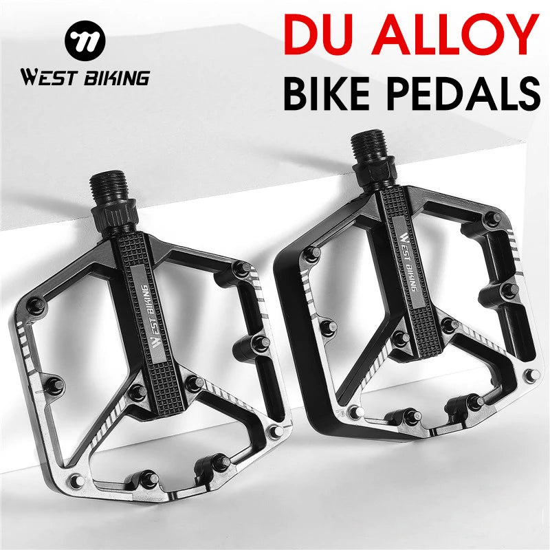 WEST BIKING Aluminium Platform Pedalen — Set