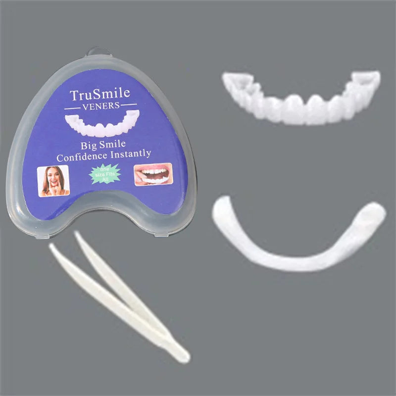 Temporary Silicone Cosmetic Tooth Covers, Upper or Lower