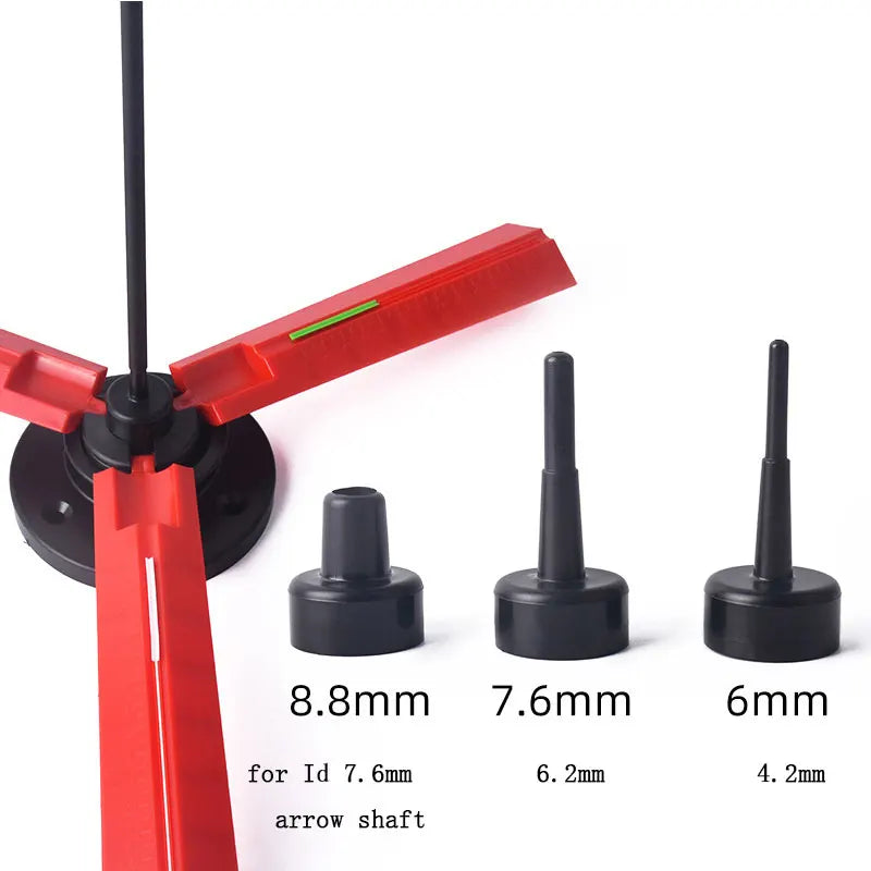 Arrow fletskædningsjig til 4,2, 6,2 & 7,6 mm ID skaft