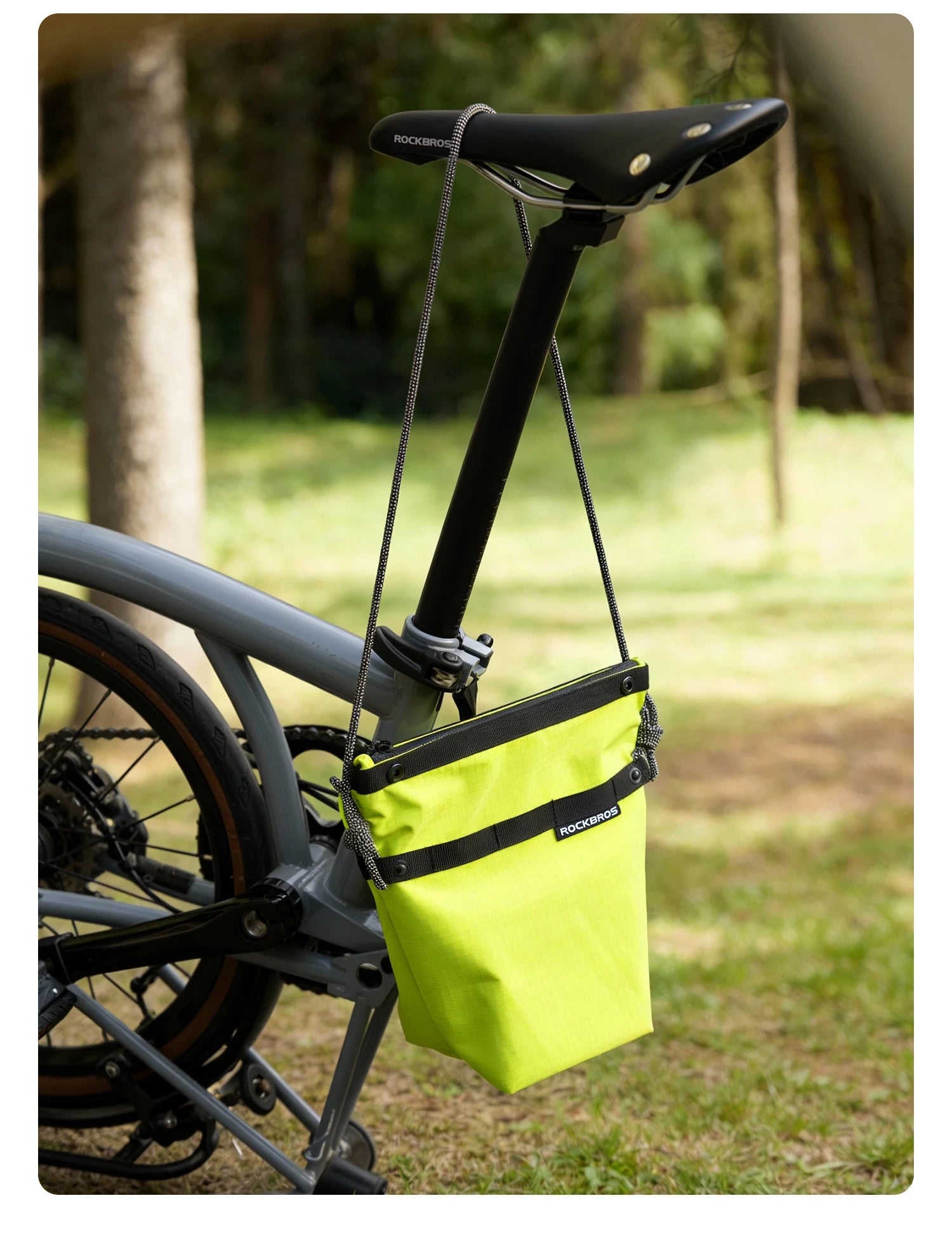 2.5L Waterproof Bike Handlebar Bag with Quick Release Mount