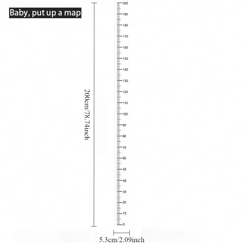 Growth Chart Wall Decal Sticker