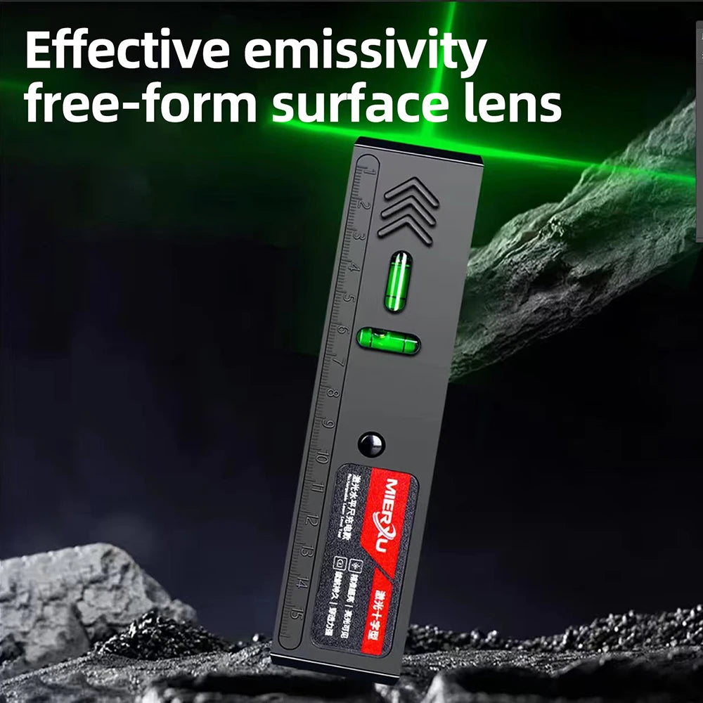 Ladattava ristiviivalaser magneetilla