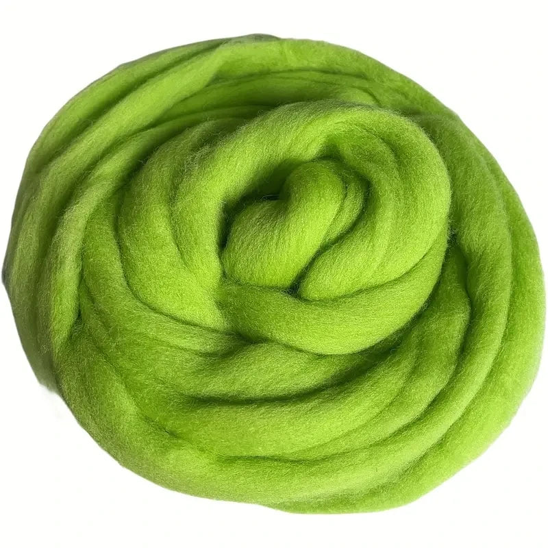 Wool Roving for Felting and Spinning, 100 g