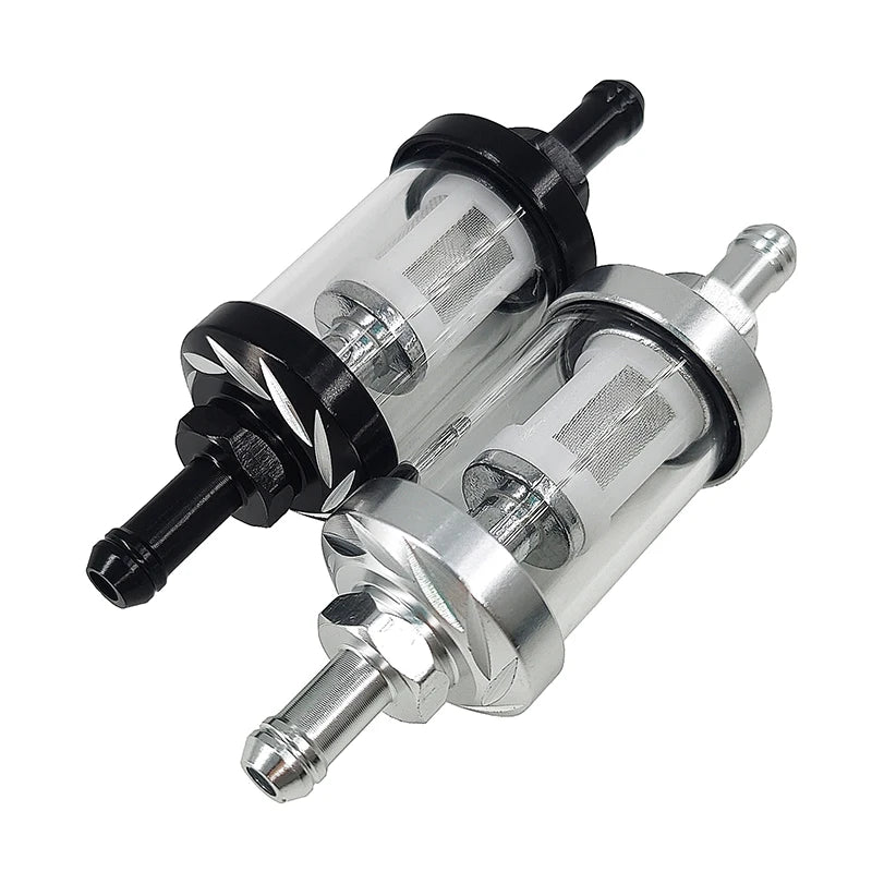 8mm CNC Motorcycle Gas Fuel Gasoline Oil Filter Moto Accessories For ATV Pit Bike Car Motorcycle Oil Cup Universal Accessories