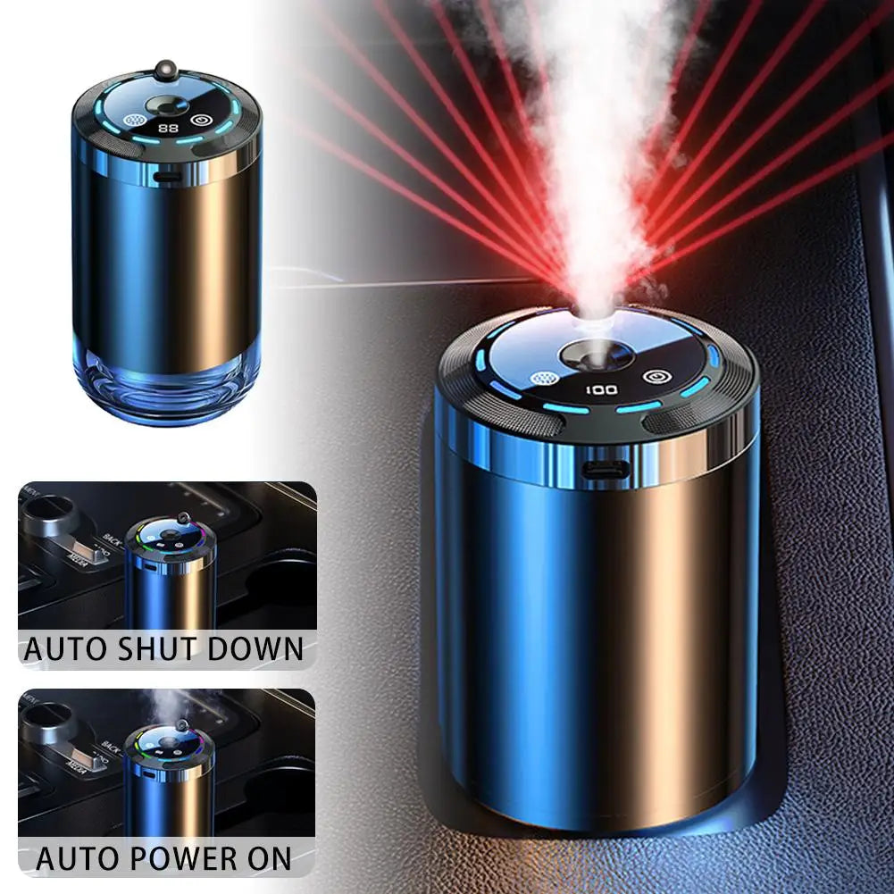 Diffuseur d’air automobile Humidificateur 5 Modes Diffuseur d’arôme pour voiture, purificateur d’air, Bureau, Chambre, Longue durée