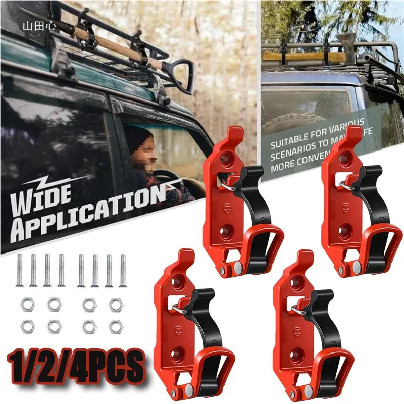2-4ks Držiak na nástroje, montážny držiak na stenu, lopatka, rýchloupínací svorník, držiak lopaty, auto, RV, loď, domáce doplnky