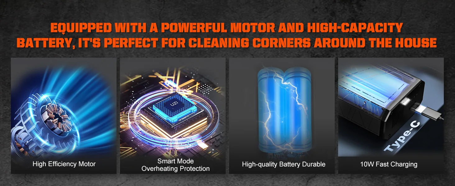 X3Pro Handheld Mini Turbo Jet Fan,150000RPM Powerful air Blower Compressed air Duster for Car Dryer/PC/Home