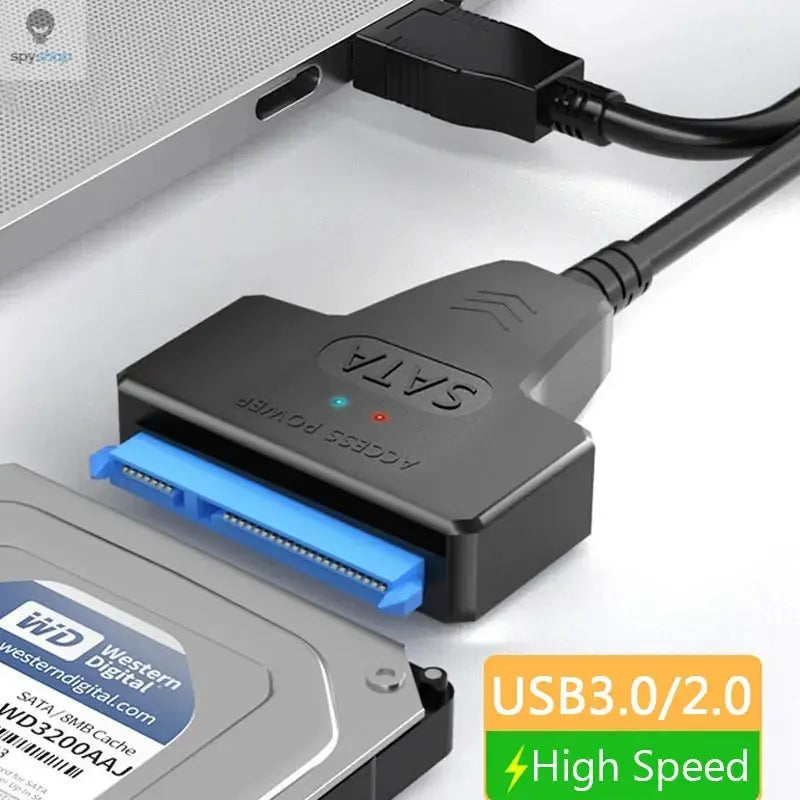 SATA to USB 3.0 / 2.0 Cable Up to 6 Gbps for 2.5 Inch External HDD SSD Hard Drive SATA 3 22 Pin Adapter USB 3.0 to Sata III Cord Spy-shop.com
