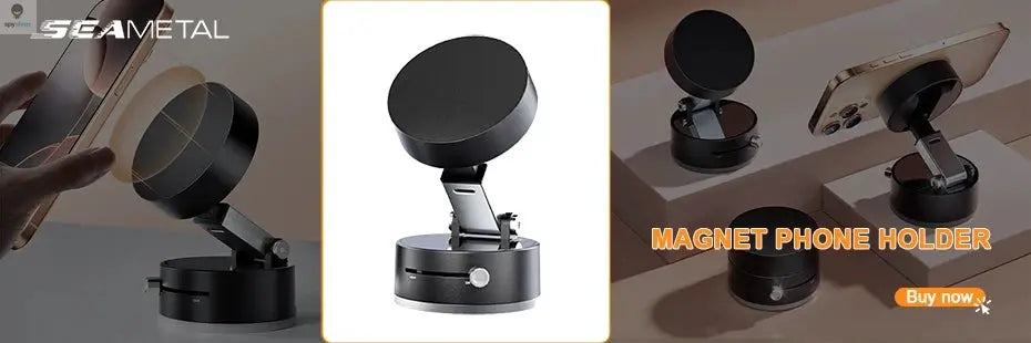 SEAMETAL Car Dashboard Phone Bracket Universal Auto Cellphone Stand For GPS Navigation Universal Desk Windshield Hanging Holder