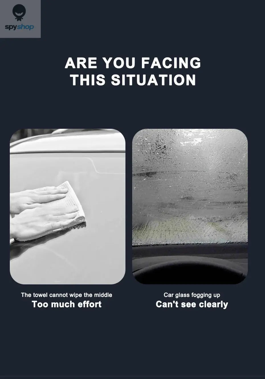 SEAMETAL Car Front Windshield Defogging Brush Telescopic Long handle Car Household Glass Clean Brushes Dust Remover Tool