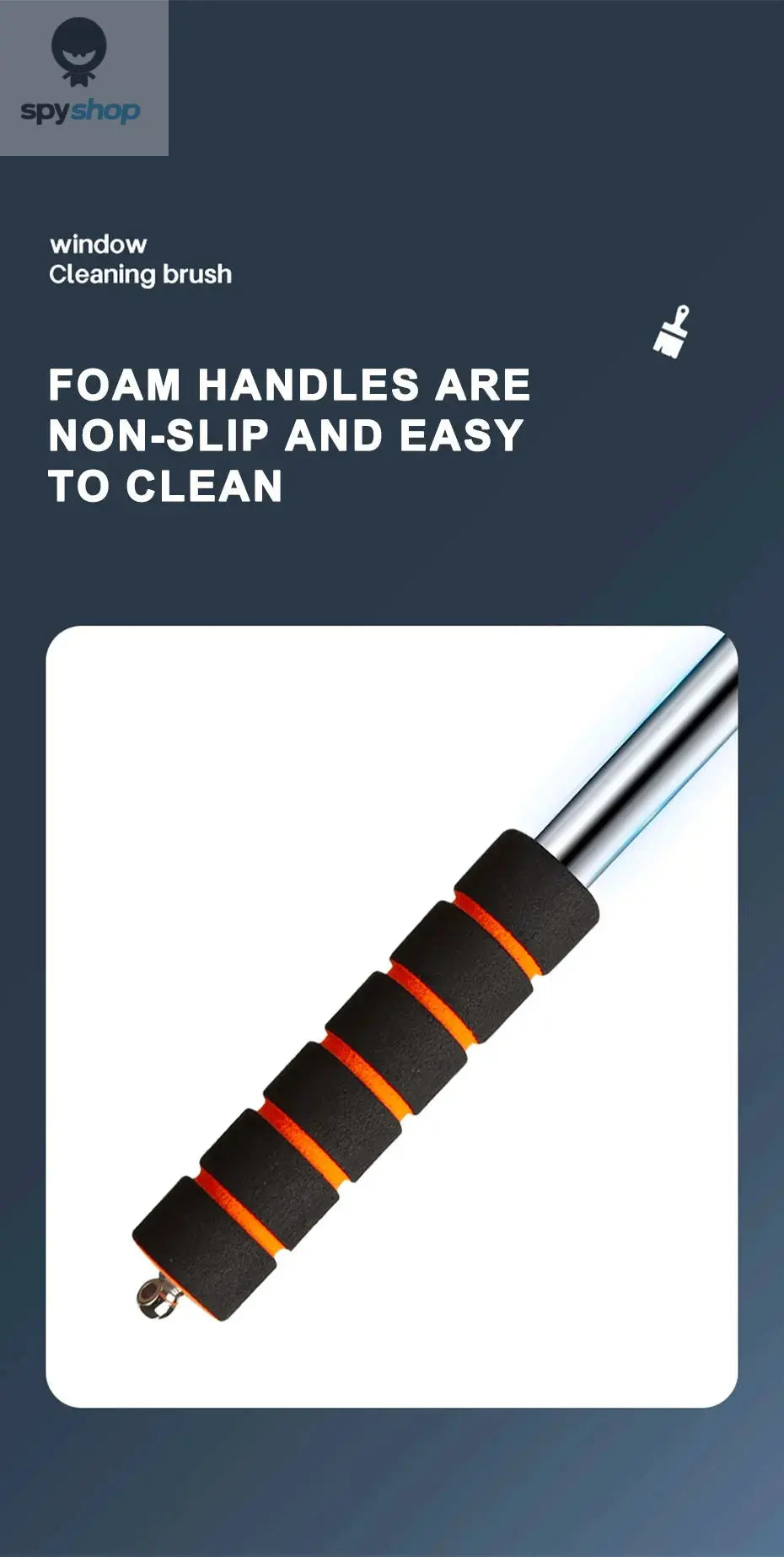 SEAMETAL Car Front Windshield Defogging Brush Telescopic Long handle Car Household Glass Clean Brushes Dust Remover Tool