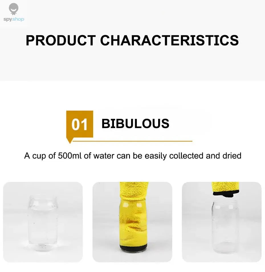 SEAMETAL High-end Microfiber Towel Car Wash Towel Detailing Cleaning Cloth Car Wash Drying Towel Car Absorbent Cleaning Products