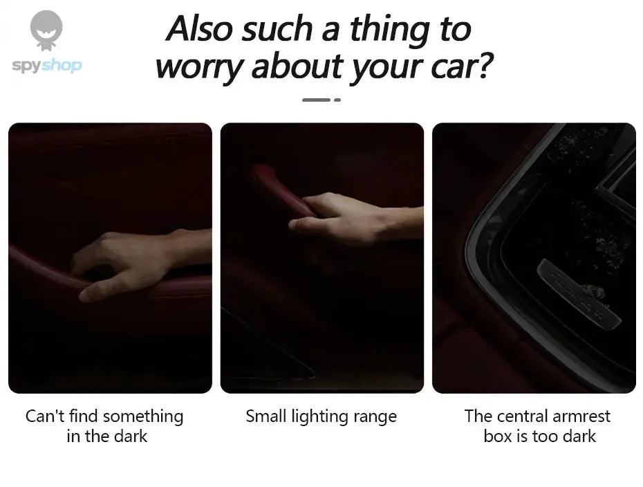 SEAMETAL Mini Touch Light for Car USB Rechargeable Led Light Magnetic Reading Lamp Gentle Illumination for Car Floor Trunk Hood Spy-shop.com