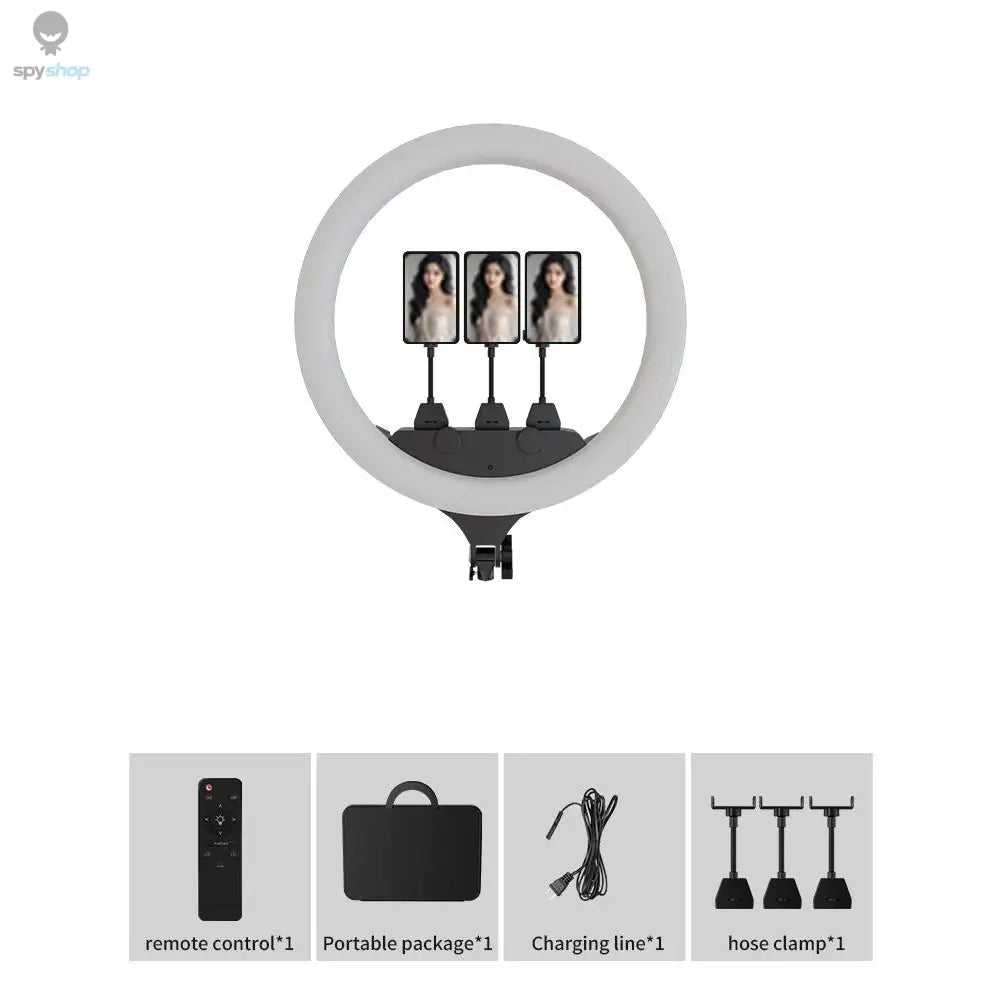 SH Ring Light 18inch Kit 36W 6500K Professional LED Control Stand Phone Holder Tube Bag for Tattoo Lash Extension Barber Light