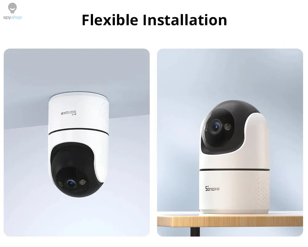 SONOFF CAM PT2 Smart Home Security Camera Smart Night Vision 360° Panoramic View Remote HD Monitoring with Real-Time Interaction Spy-shop.com