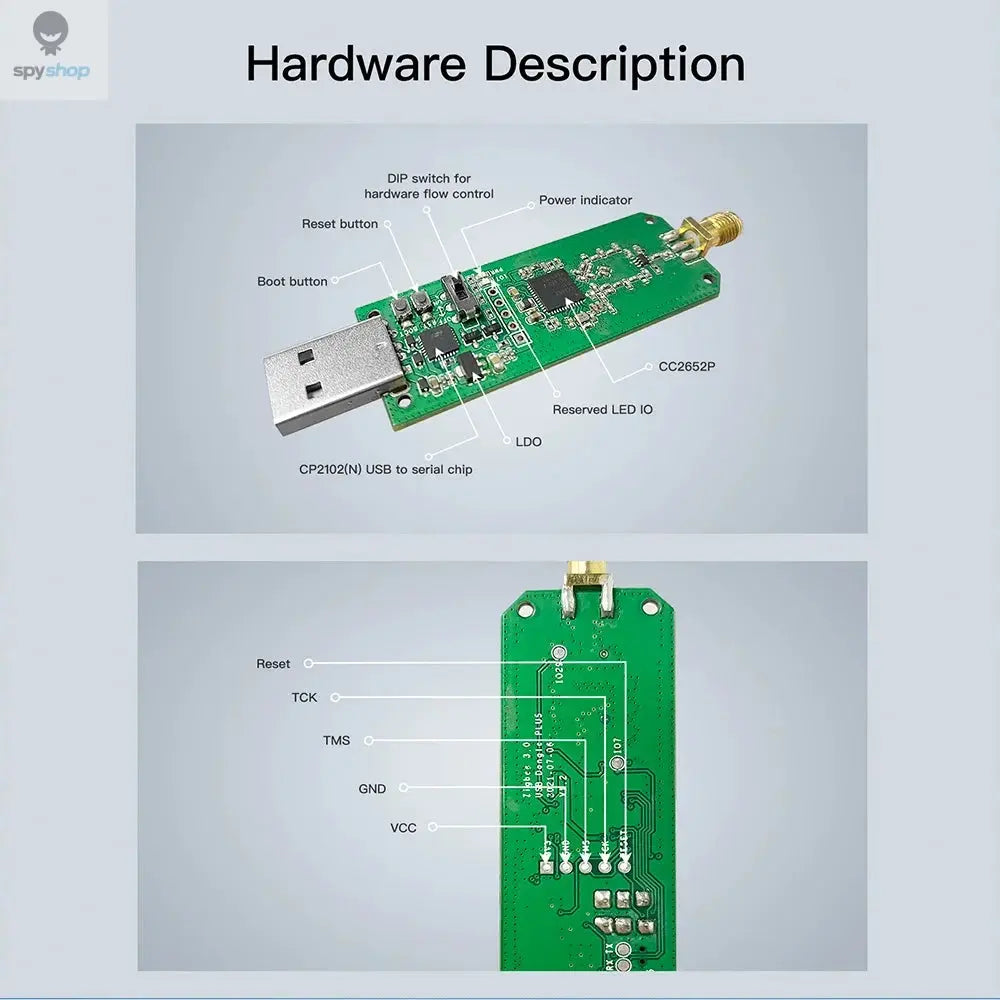 SONOFF ZB Dongle-P Zigbee 3.0 USB Dongle Plus Universal Zigbee Gateway Support via ZHA or Zigbee2MQTT Sonoff Zigbee Series Spy-shop.com