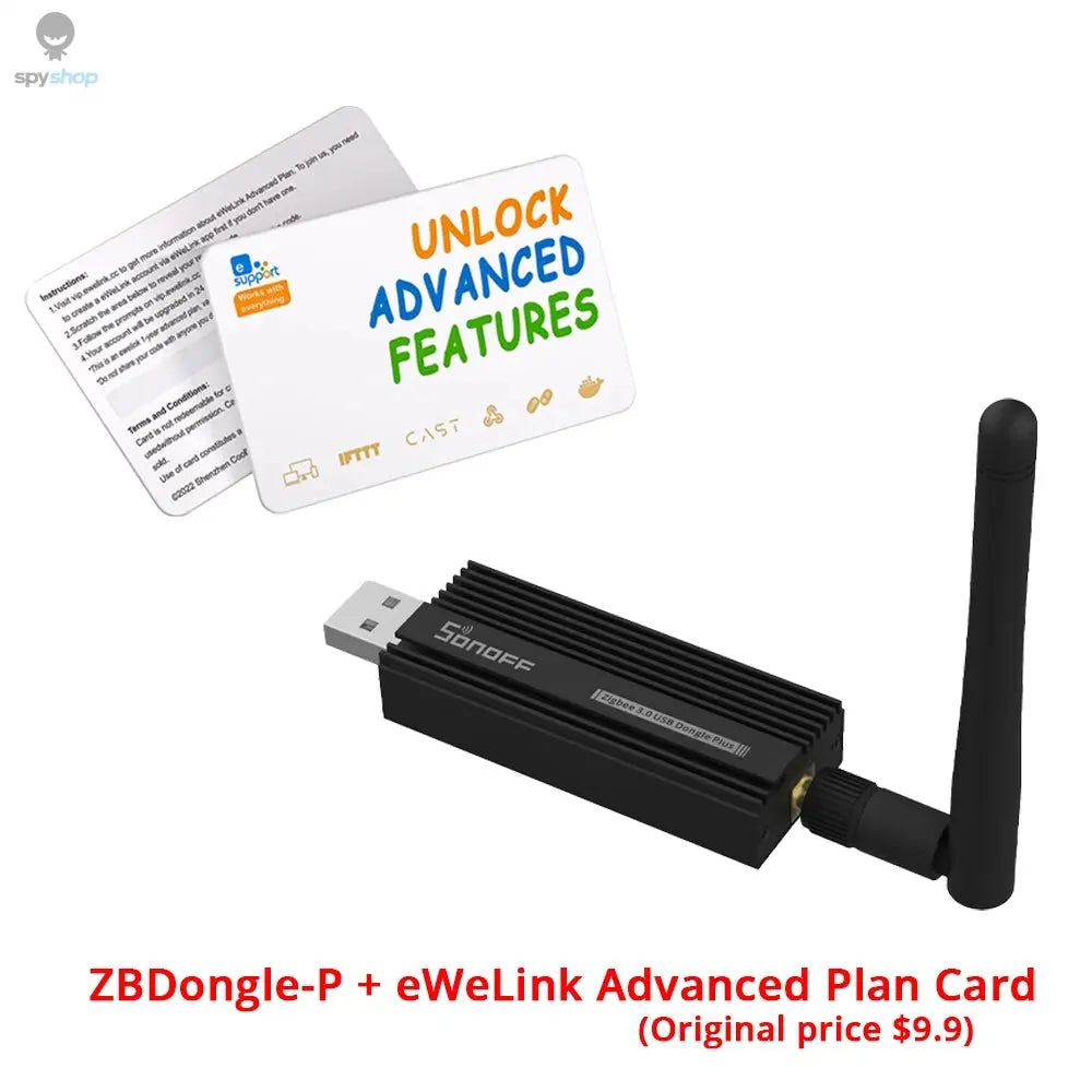 SONOFF ZB Dongle-P Zigbee 3.0 USB Dongle Plus Universal Zigbee Gateway Support via ZHA or Zigbee2MQTT Sonoff Zigbee Series Spy-shop.com