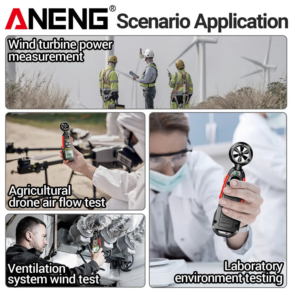 GN302 Wind Speed, Temperature and Humidity Meter