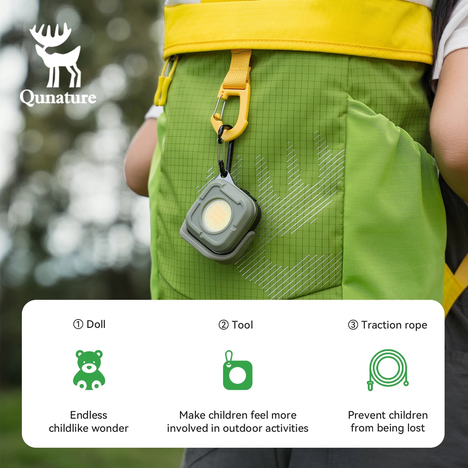 8L Kids Lightweight Hiking Backpack Breathable Nylon Daypack