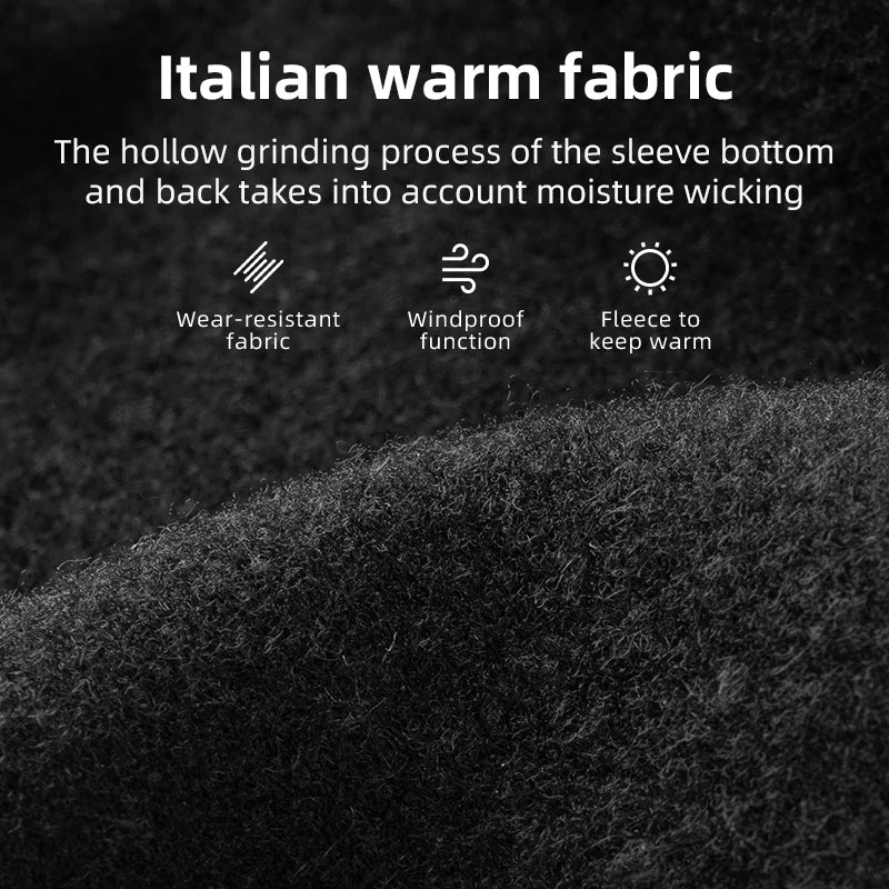 Men’s Thermal Cycling Jacket Windproof Fleece Bike Coat