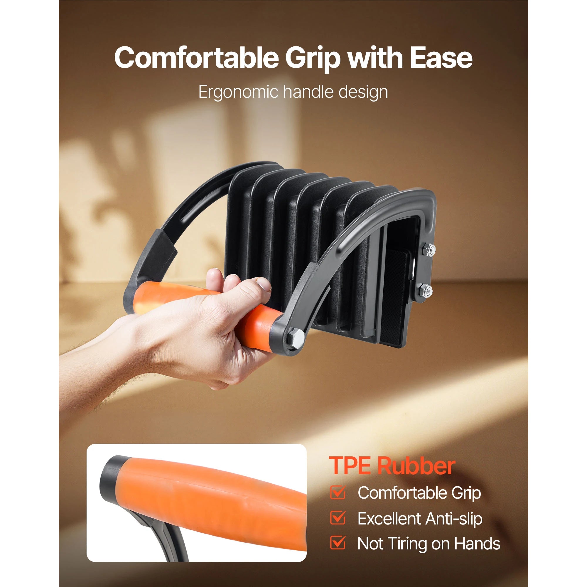 200lb Panel Carrier for Drywall & Plywood with Non-Slip Grip