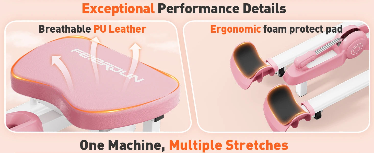 Portable Leg Stretcher Machine with 0–180° Split Training Control
