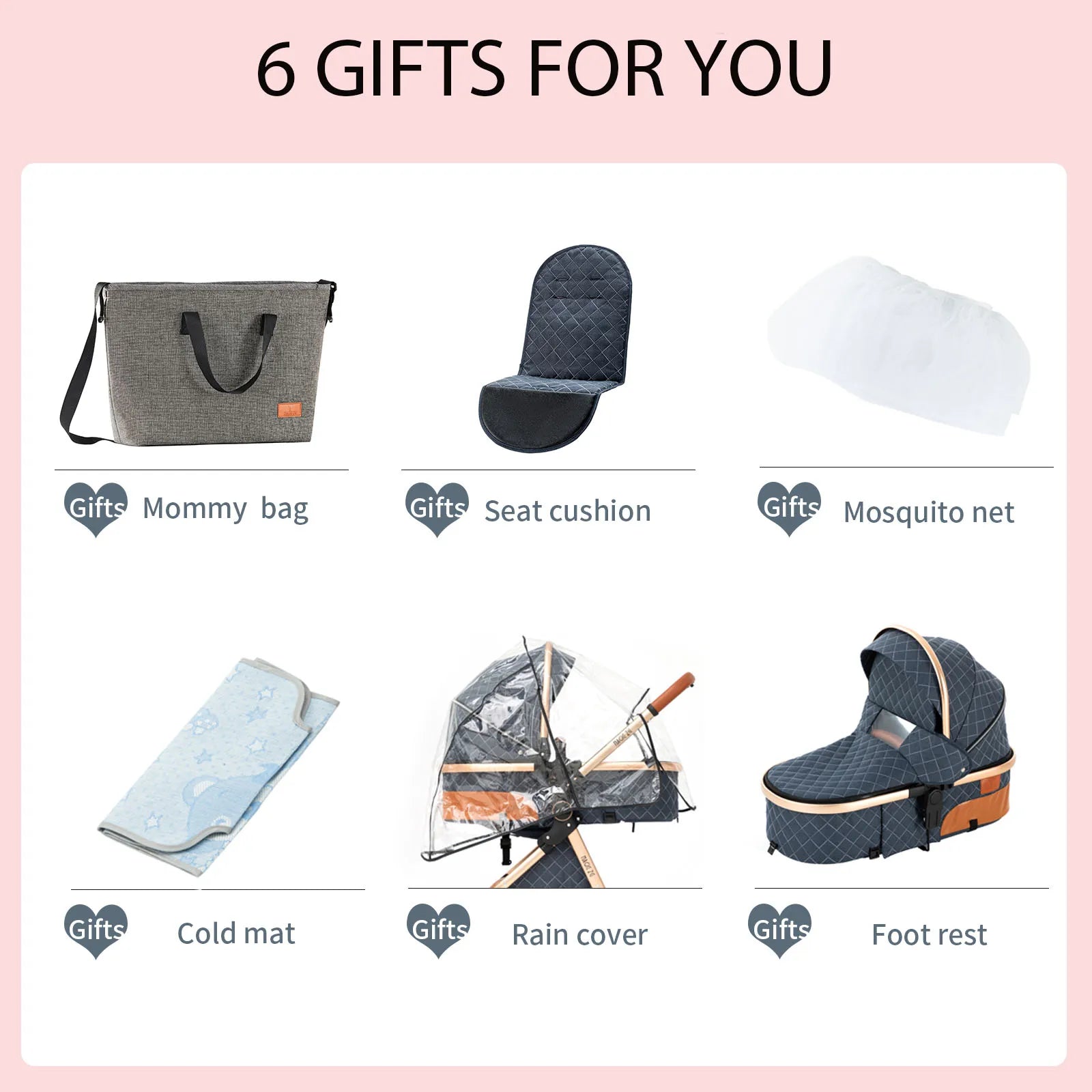 Sistema da viaggio 3-in-1 passeggino per bambini adatto a paesaggi collinari