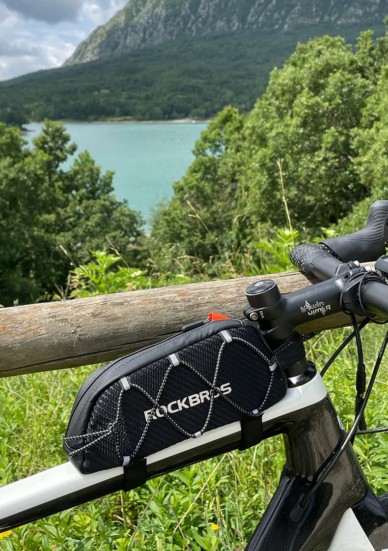 Waterproof Bike Frame Bag 1L Ultralight Front Tube Storage